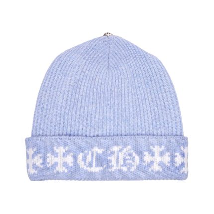 Chrome Hearts Big Daddy Cashmere Beanie – Blue