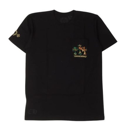 Chrome Hearts Camouflage Cemetery Cross Pocket Tee