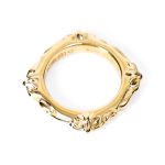 Chrome Hearts 22K Gold Sbt Band Ring