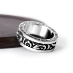 Chrome Hearts Scroll Spinner Ring