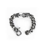 Dagger ID Fancy Link Clip Chrome Hearts Bracelet