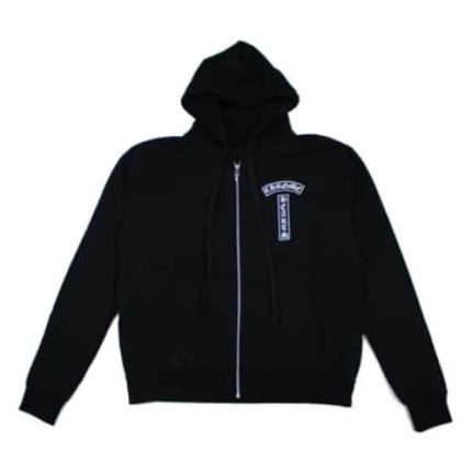 Chrome Hearts Single Floral T Logo Zip Up Hoodie