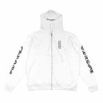 Chrome Hearts Vertical FU Hood Zip Up Hoodie