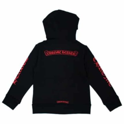 Chrome Hearts Kids Scroll Logo Hoodie