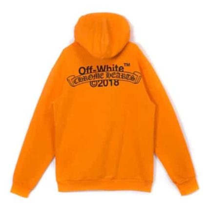 Chrome Hearts x 2018 Orange Hoodie