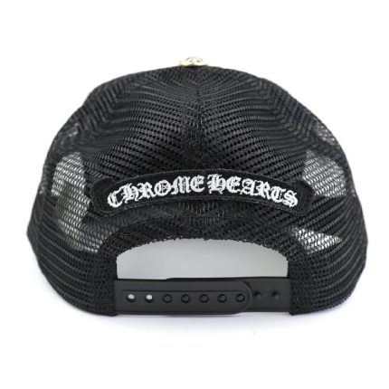 Chrome Hearts Eye Chart Made in Hollywood Trucker Hat – Black