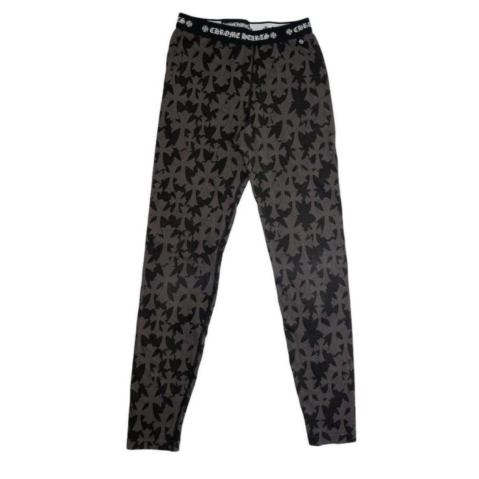 Chrome Hearts Women's Black and Grey Leggings